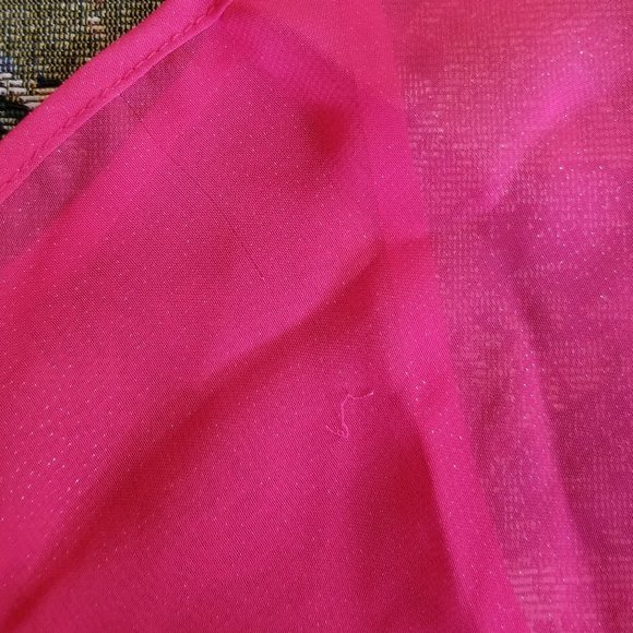 Vintage, sexy red w sparkles, short, chemise lingerie, nightdress, XL, La Senza - Picture 6 of 6